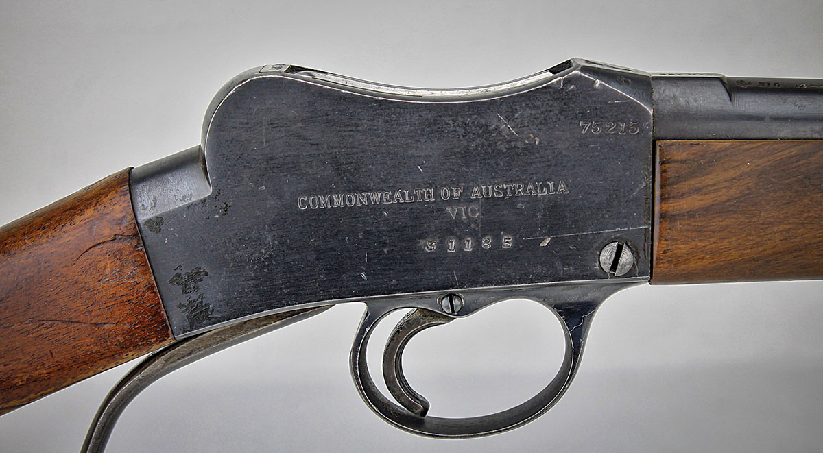 Australian government property marks are still clearly visible on the receiver…